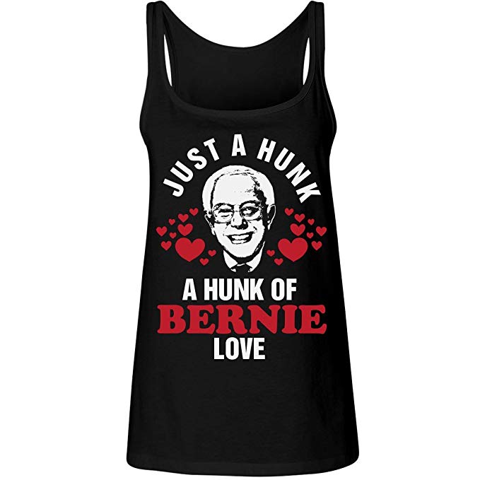 Hunk Bernie Love: Ladies Bella Relaxed Fit Tank Top