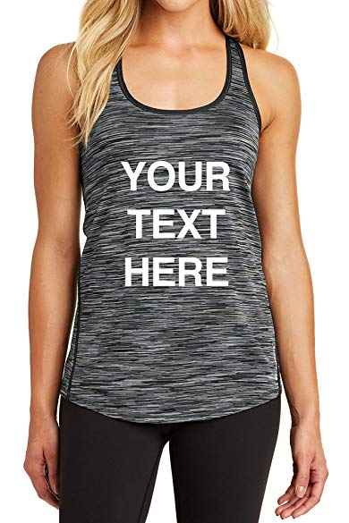 Create Your Own Text – Womens OGIO Endurance Verge Racerback Tank Top - XS ~ 4XL