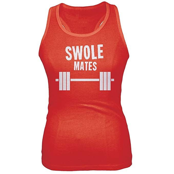 Old Glory - Swole Mates Juniors Tank Top Red